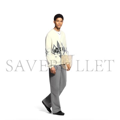 LOUIS VUITTON GRAPHIC KNITTED CARDIGAN 1AJBX7